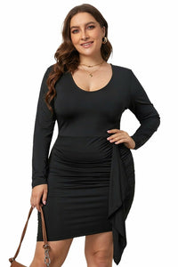 Yona Black Bodycon Plus Size Dress