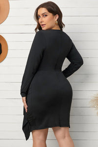 Yona Black Bodycon Plus Size Dress