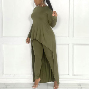 Samira Casual Long Sleeve Two Piece