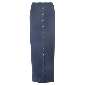 Zahara High Waist Long Pencil Buttoned Skirt