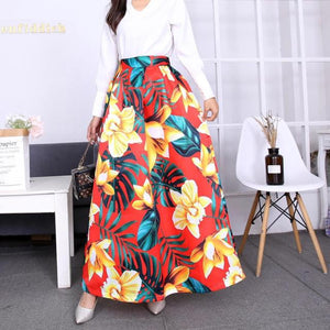 Chidinma Flora High Waist Maxi Skirt (S-3XL)