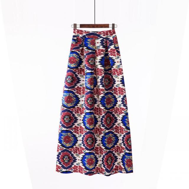 Chidinma Flora High Waist Maxi Skirt (S-3XL)