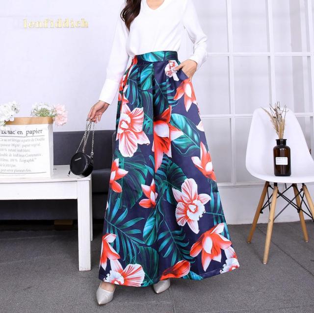 Chidinma Flora High Waist Maxi Skirt (S-3XL)